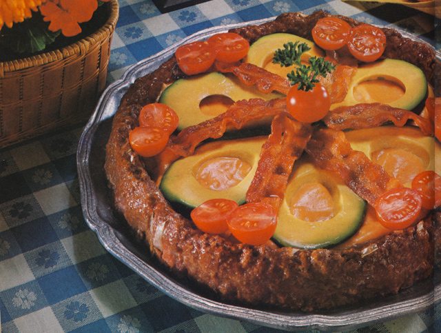 Insane Vintage Recipe_Avocado Meatza