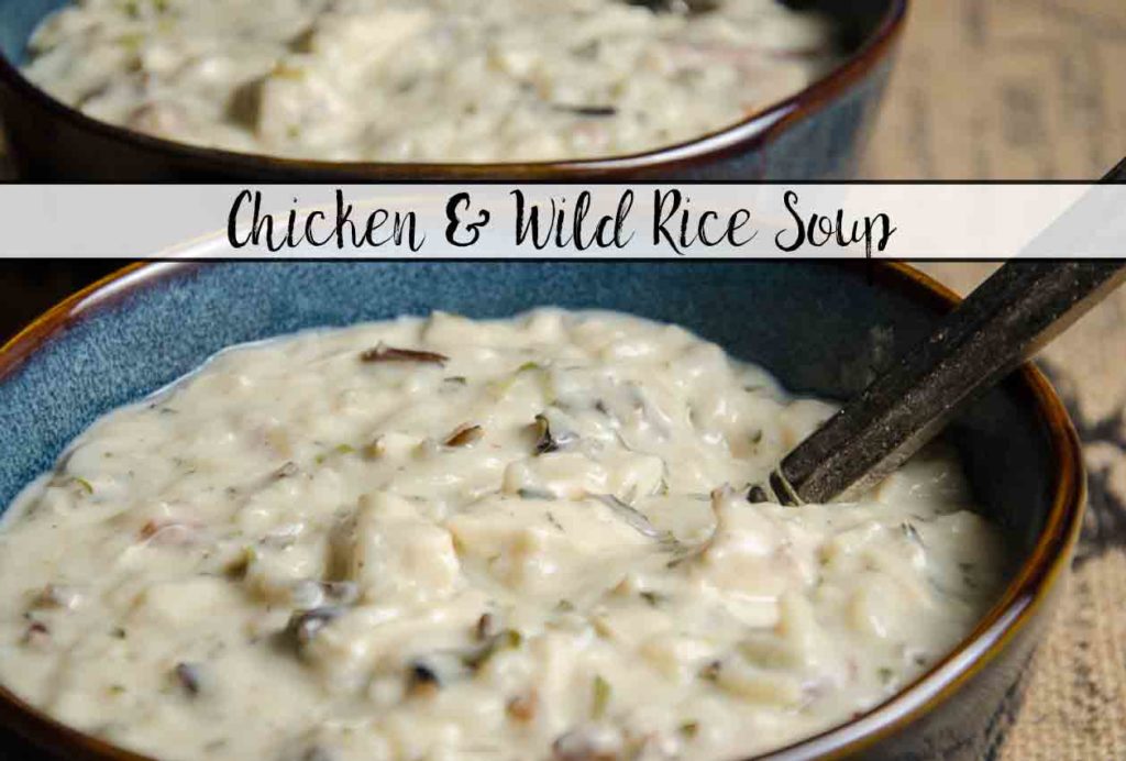 Creamy Chicken and Wild Rice Soup. The most delicious soup you’ll ever eat. Thick, creamy, comforting soup your family will love.