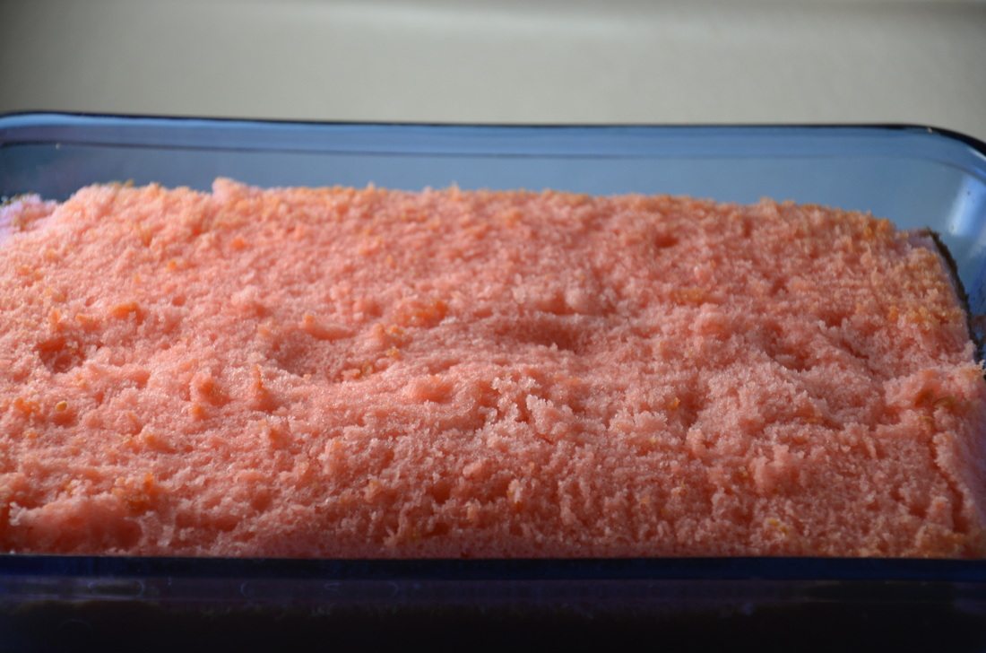 Reindeer cake pops_prep2 Scrape a very thin layer off of the top.