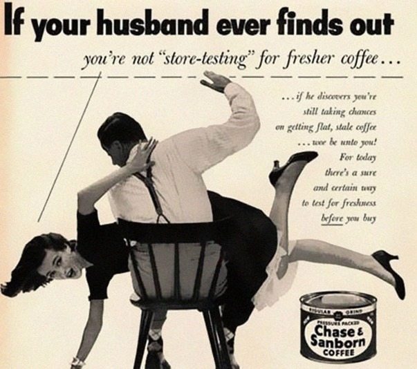 Sexist Vintage Ad: If your husband ever finds out…