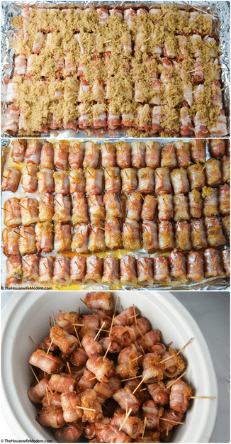 Bacon Wrapped Little Smokies, aka Crack Weenies
