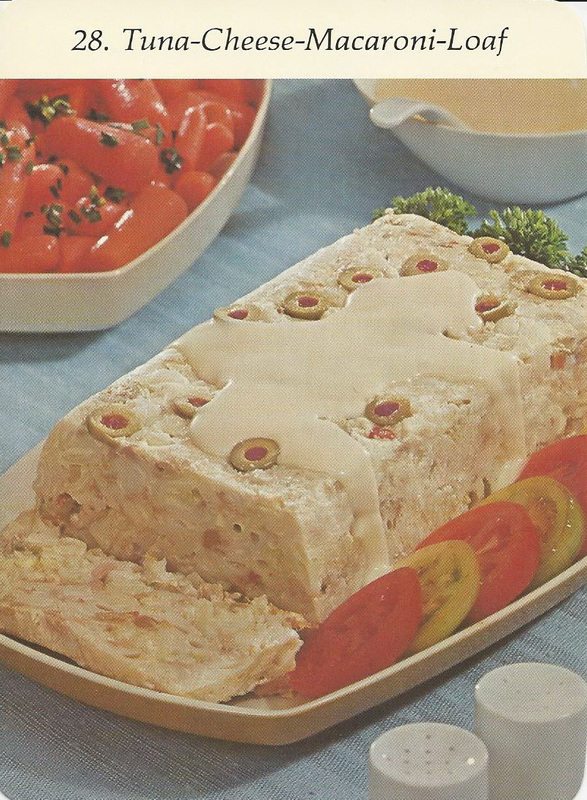 Insane vintage recipes_tuna macaroni loaf