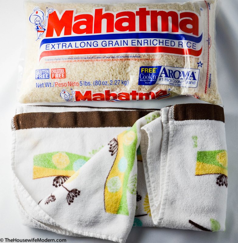 DIY Rice Bags Use for Hot or Cold The Housewife Modern