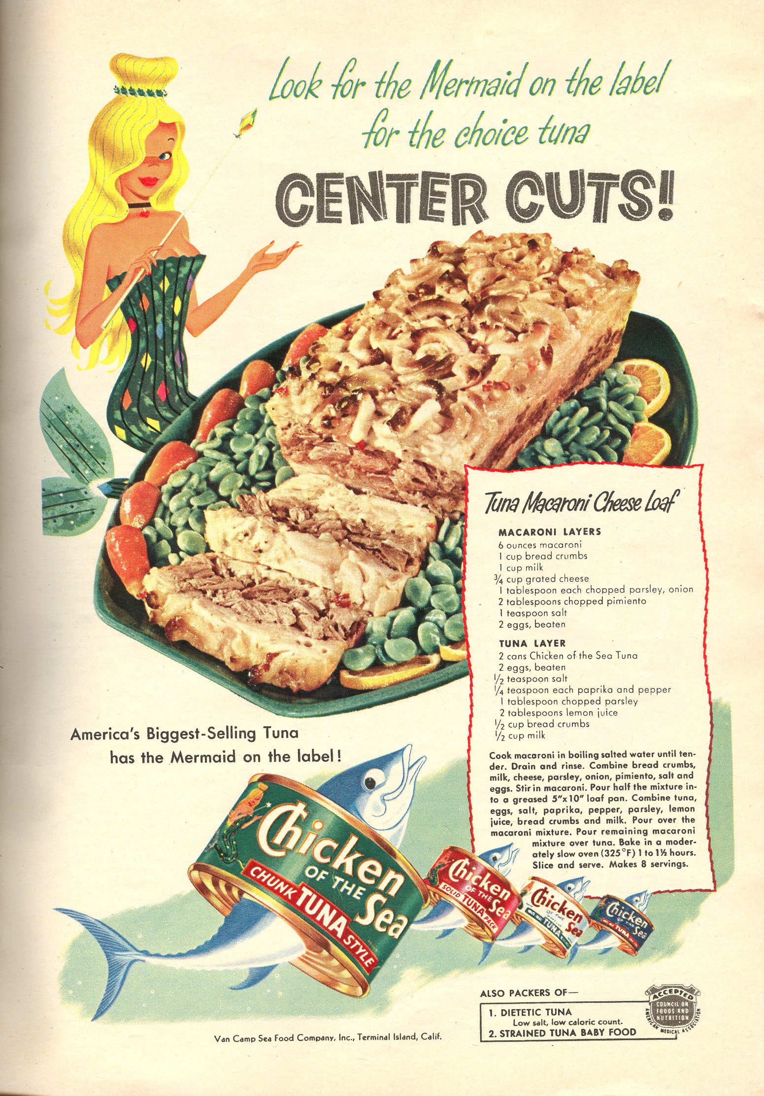 Tuna Macaroni Loaf_insane vintage recipes