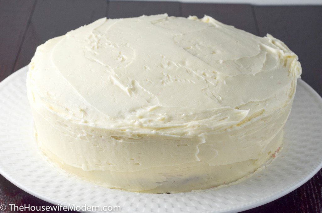 Layered Red Velvet and White Chocolate Cheese with White Chocolate Cream Cheese Frosting. The most delicious dessert you will ever make. Step-by-step pictures.