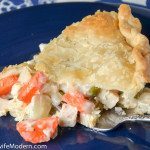 Homemade chicken pot pie recipe: buttery crust, luscious filling, homemade taste.