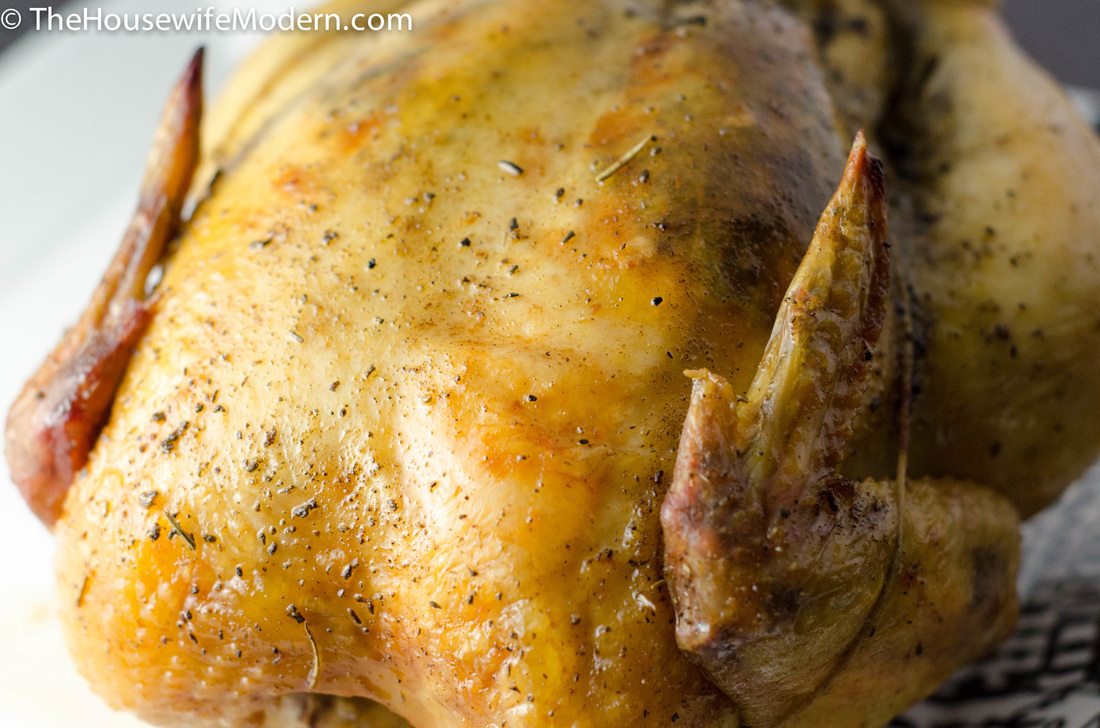 Roast Chicken_whole final Classic Roast Chicken: delicious, easy-to-follow instructions, and step-by-step pictures. Includes instructions on how to use leftovers to make chicken pot pie and homemade chicken broth.