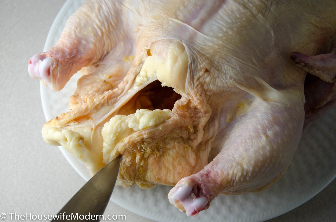 Rost Chicken_prep1 Classic Roast Chicken: delicious, easy-to-follow instructions, and step-by-step pictures. Includes instructions on how to use leftovers to make chicken pot pie and homemade chicken broth.