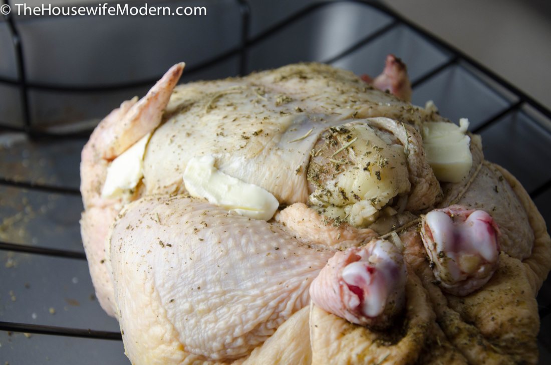 Roast Chicken_prep3 Classic Roast Chicken: delicious, easy-to-follow instructions, and step-by-step pictures. Includes instructions on how to use leftovers to make chicken pot pie and homemade chicken broth.