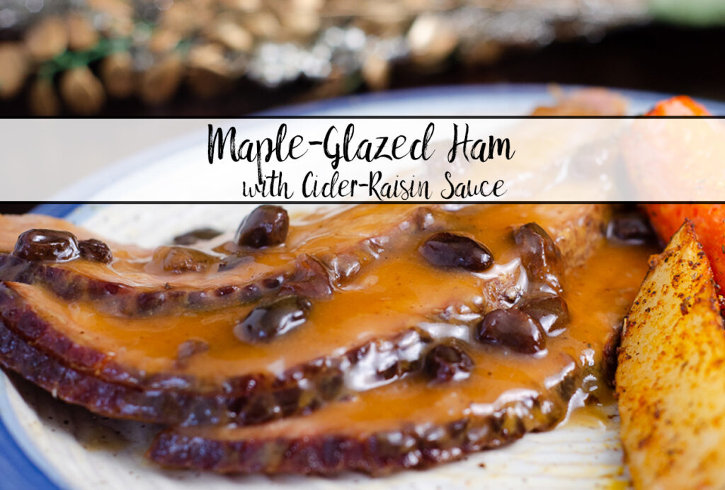 Featured image for maple glazed ham.