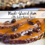 Featured image for maple glazed ham.