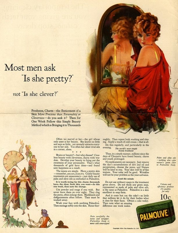 Sexist Vintage Ad...is she pretty?