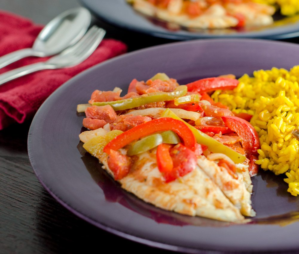 Tilapia Veracruz Healthy, Easy, Delicious