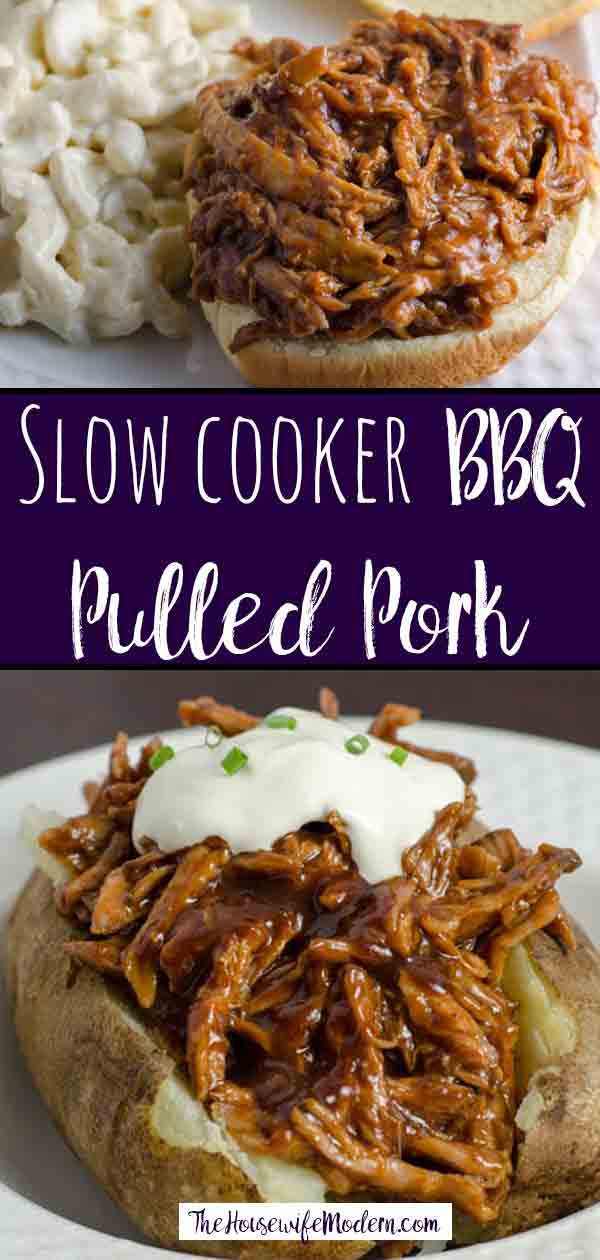 BBQ Pulled Pork_Pin Slow Cooker BBQ Pulled Pork. The secret ingredient and what cut of meat to buy (and why). Best pulled pork you can get without a smoker.