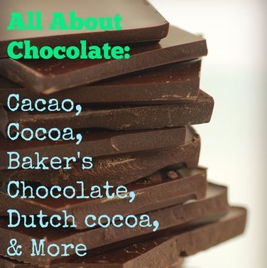 All About Chocolate: Cacao, Cocoa, Baker’s Chocolate, & more