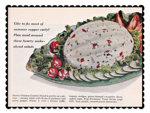 Snowy Chicken Confetti Salad_insane vintage recipe