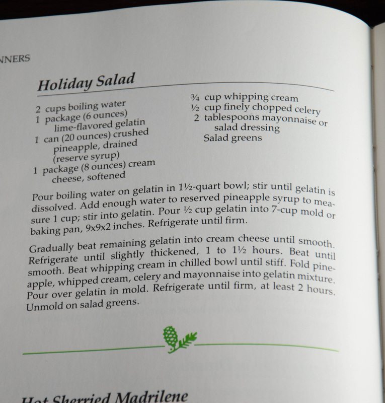 Insane Vintage Recipes: Holiday Salad Recipe