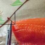 How to remove pin bones from salmon
