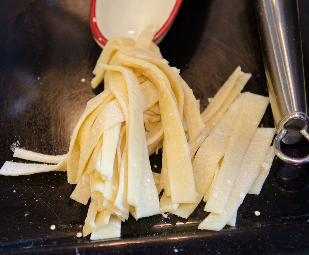LR_Noodles_final1 Easy Homemade Noodles. 4 ingredients is all you need! Step-by-step pictures included. It's much easier than you think. Easier and cheaper than store-bought.