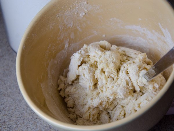 LR_Noodles_prep2 Mix ingredients together with fork. Will have texture like pie crust.
