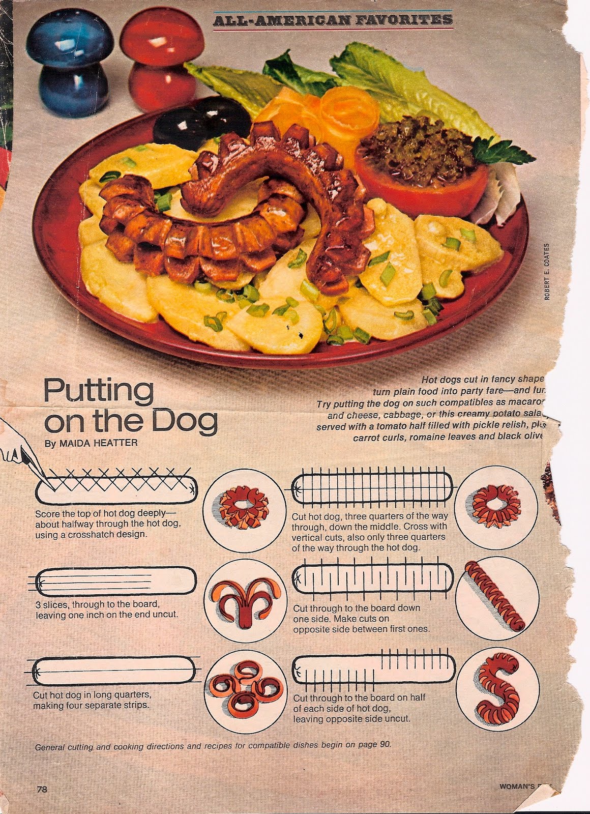 Insane Vintage Recipe_Fancy Hotdog2