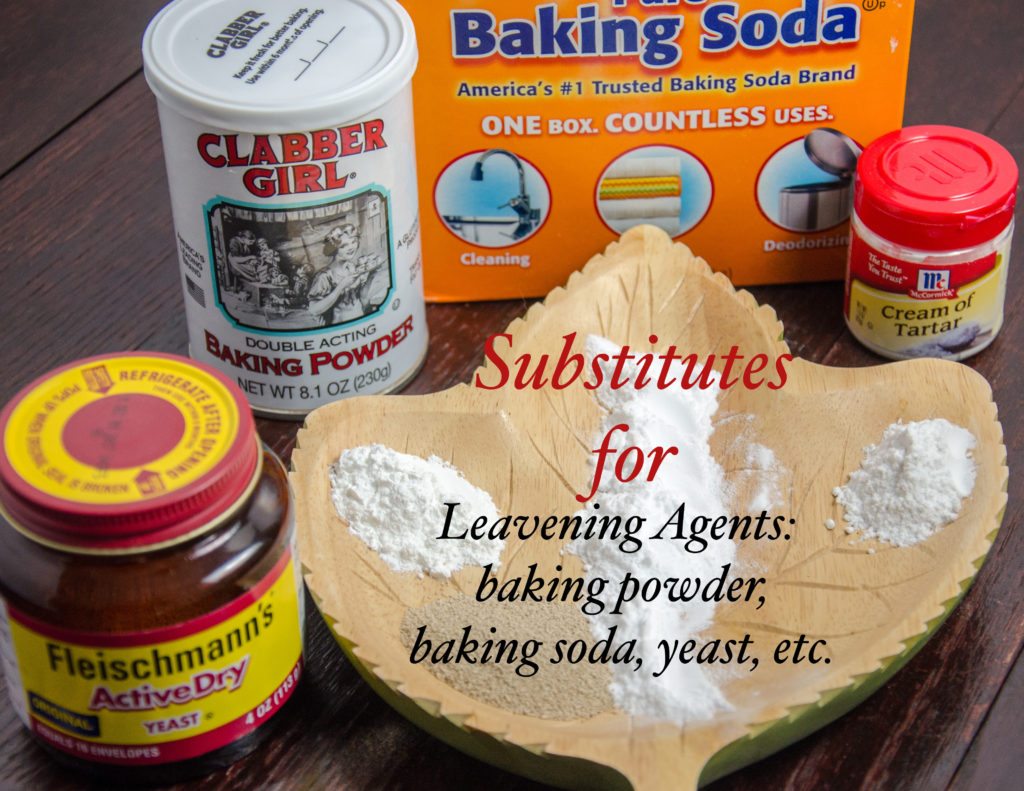 Substitutes for leaveners: baking powder, baking soda, yeast, etc. Everything you need to know!