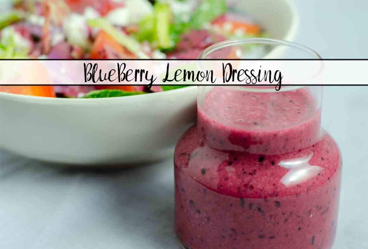 Easy Homemade Blueberry-Lemon Dressing
