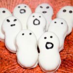 Halloween Ghosts. Nutter butters, white chocolate. Cute Halloween dessert, easy to make.