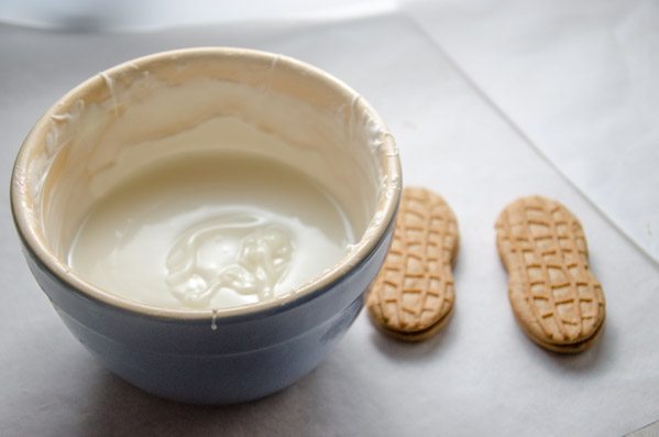 LR_Halloween Ghosts_prep-1 Halloween Ghost Cookies. Cute and very easy to make. Nutter Butters and white chocolate, 4 simple steps.