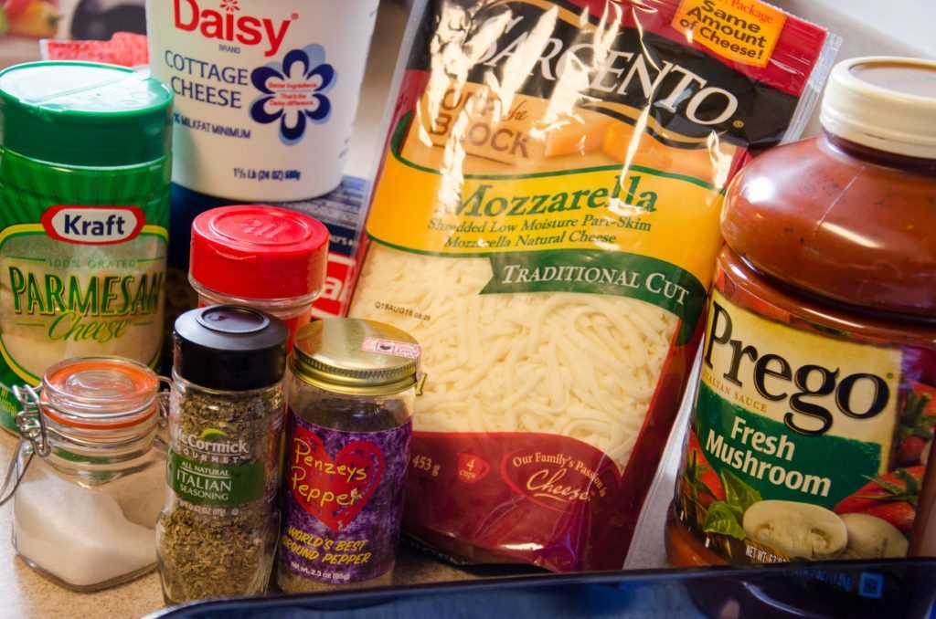 Mise en place. Pre-heat oven to 350°.