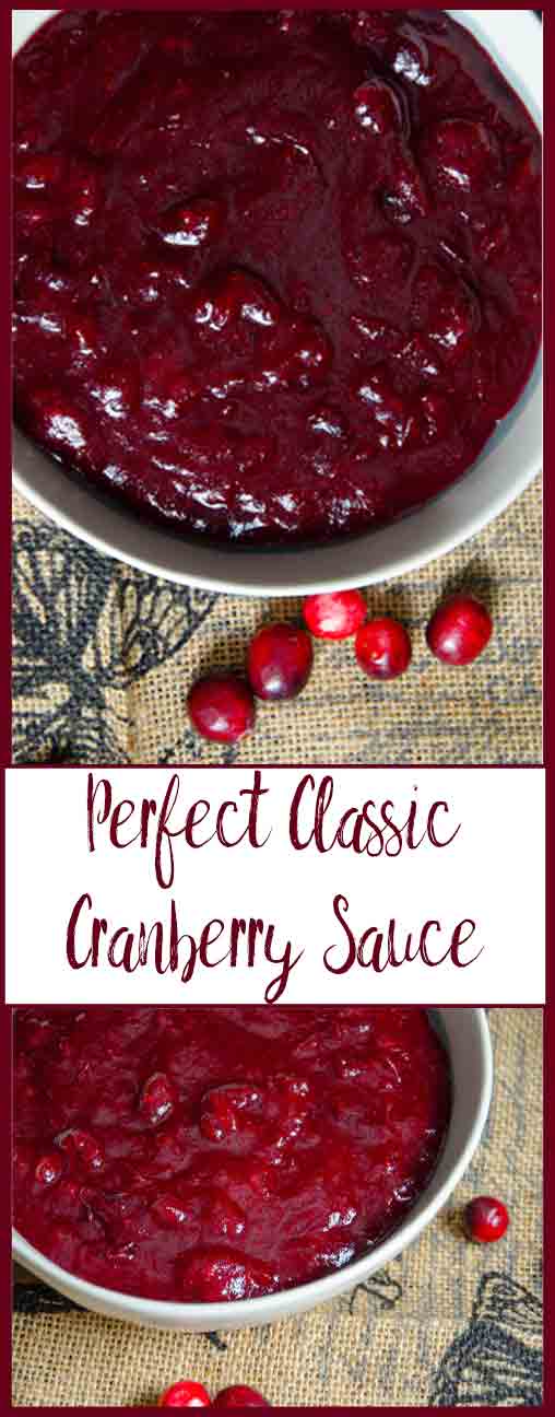 Cranberries_pin Perfect, Classic Cranberry Sauce Recipe. Perfect for Thanksgiving & Christmas. Step-by-step directions & pictures. Printable recipe. 3-generation approved.