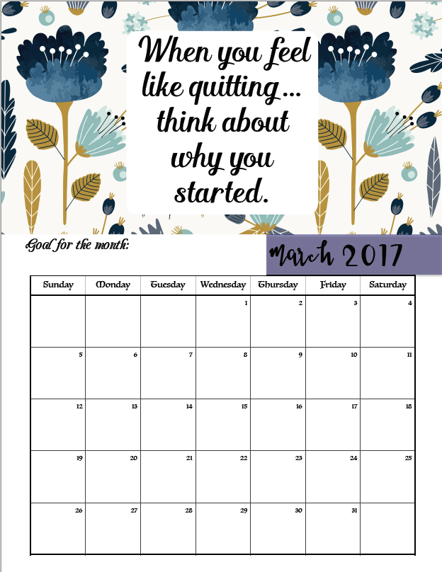 Calendar Monthly Quotes : Free printable motivational monthly calendar Calendar Monthly Quotes : Free printable motivational monthly calendar