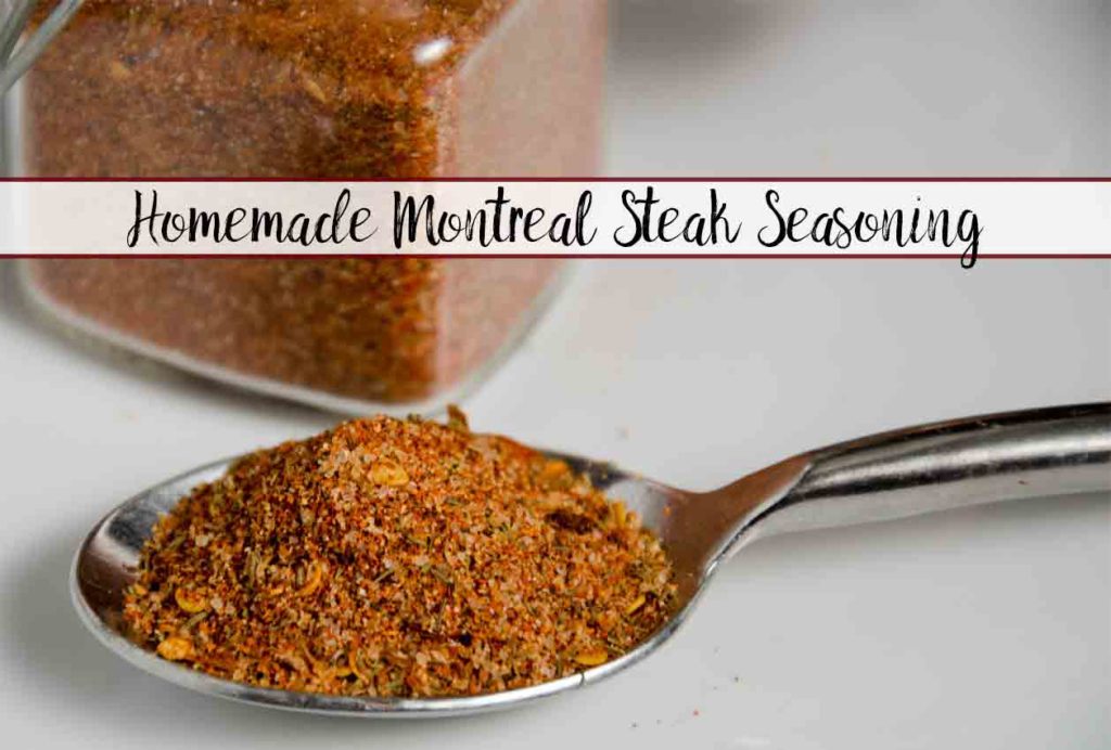 Homemade Montreal Steak Seasoning (aka: Montreal Steak Spice): easy to make, better than store-bought. Use on steak, pork, chicken, and more.