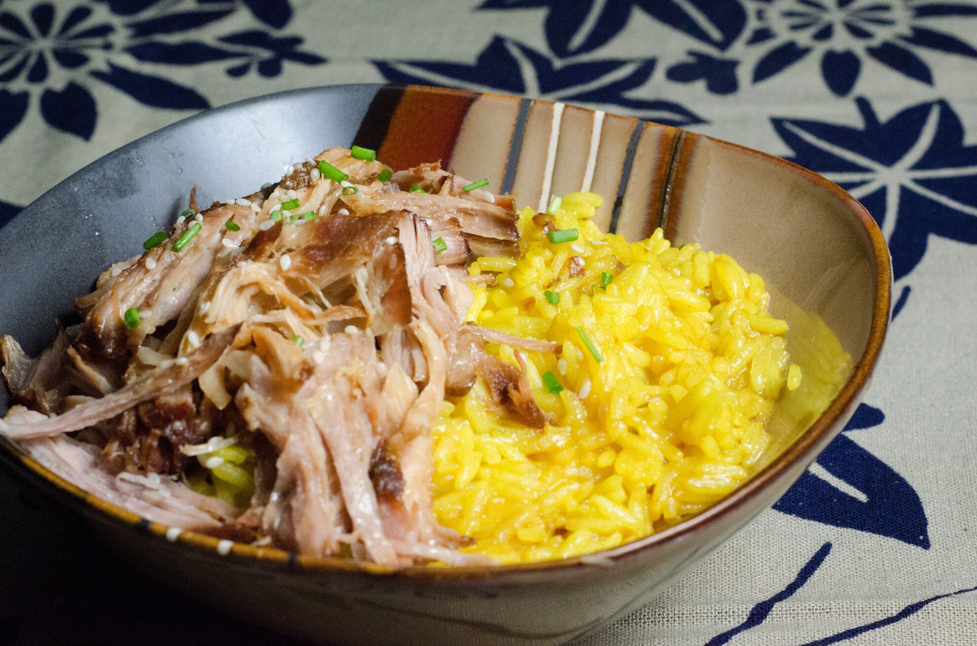 Easy Slow-Cooker Jalapeño Brown Sugar Ribs & Jasmine Rice: delicious, tender ribs with sweet and spicy sauce, contrasted perfectly with jasmine rice.