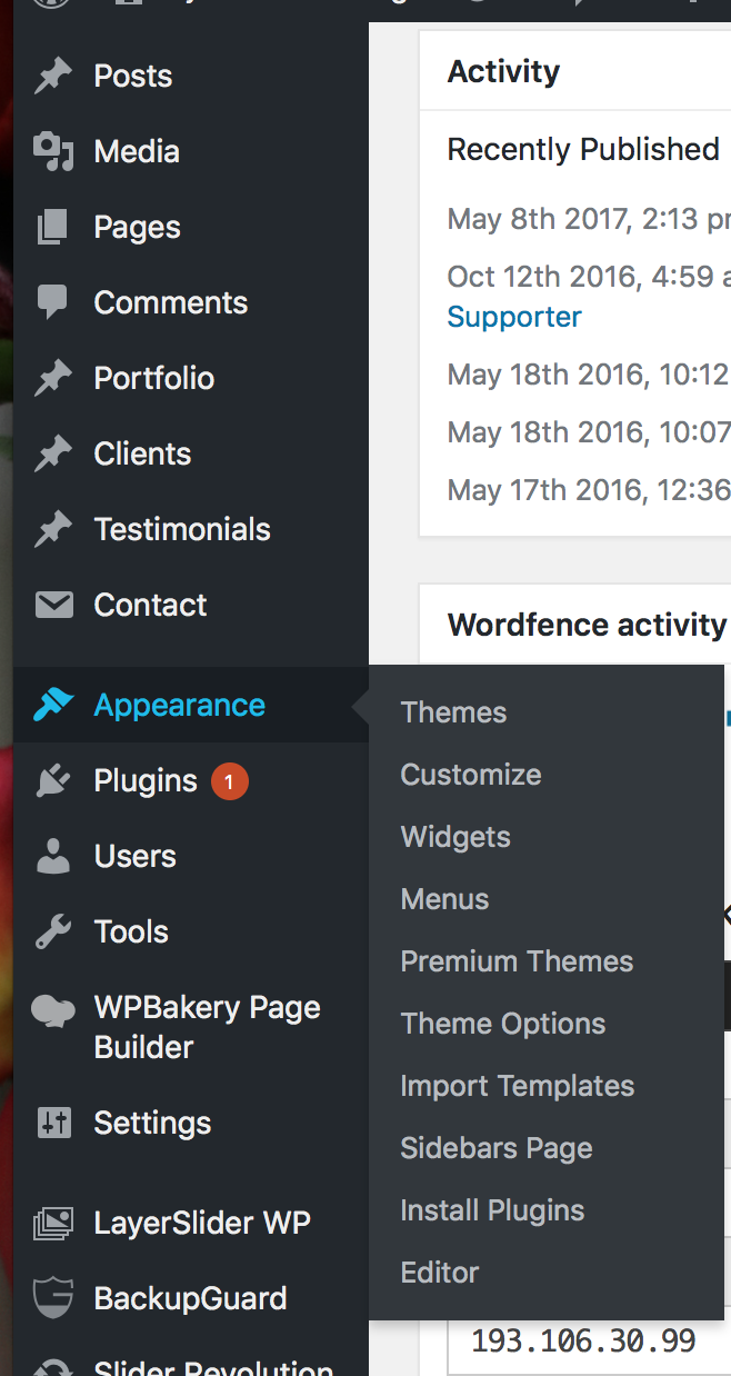 How to Start a Blog_Pick a Theme To install a theme, go to "Appearance," then click on "Themes."