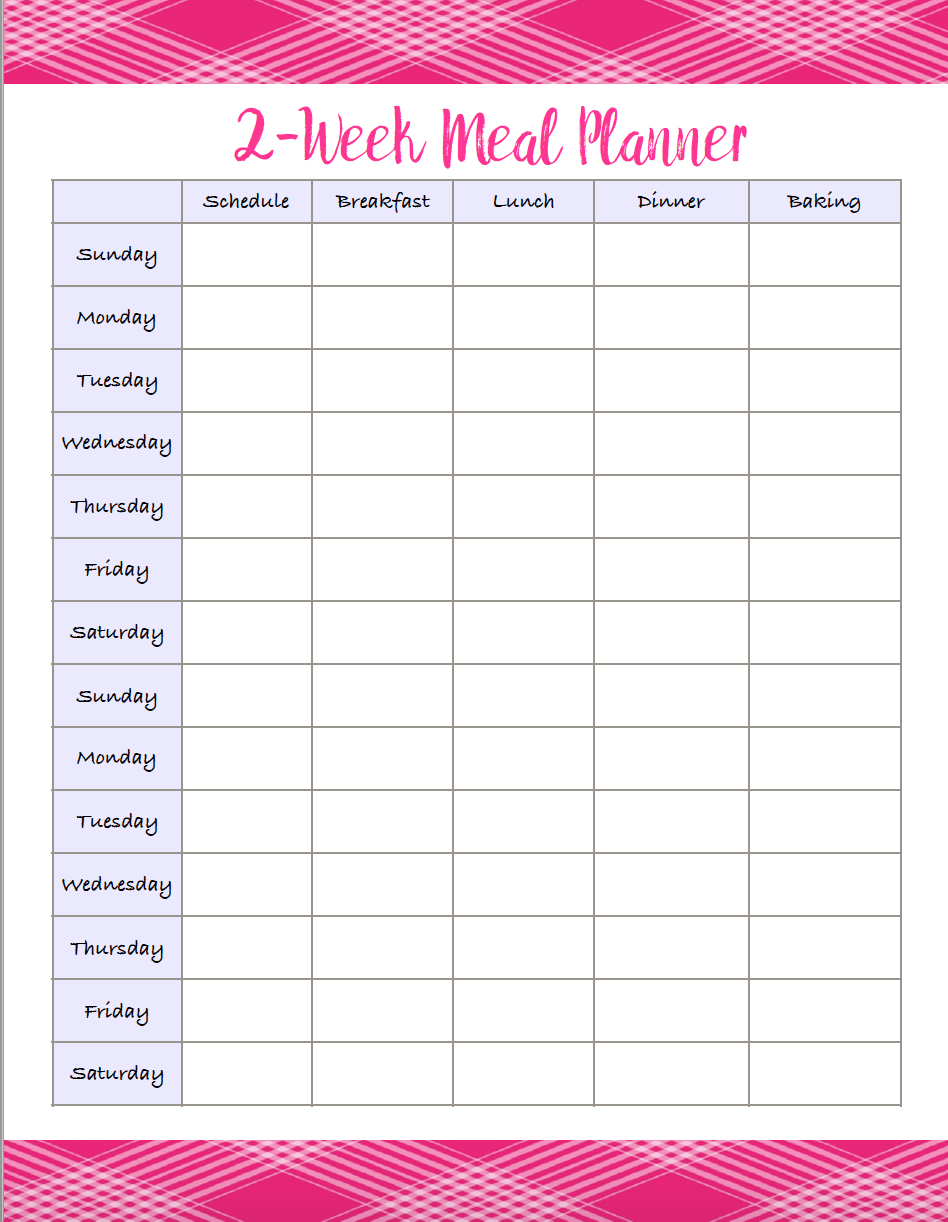 4 Free Printable Meal Planners & Grocery Lists: Save Time & Money