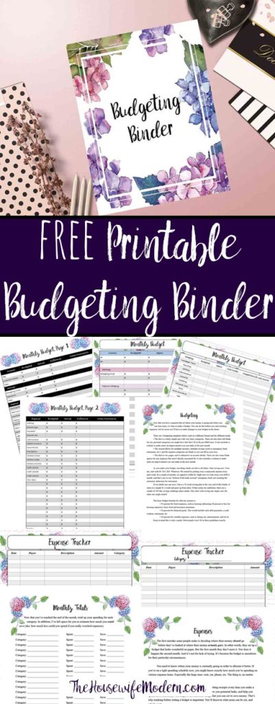 Free Printable Budgeting Binder: 15+ Pages!