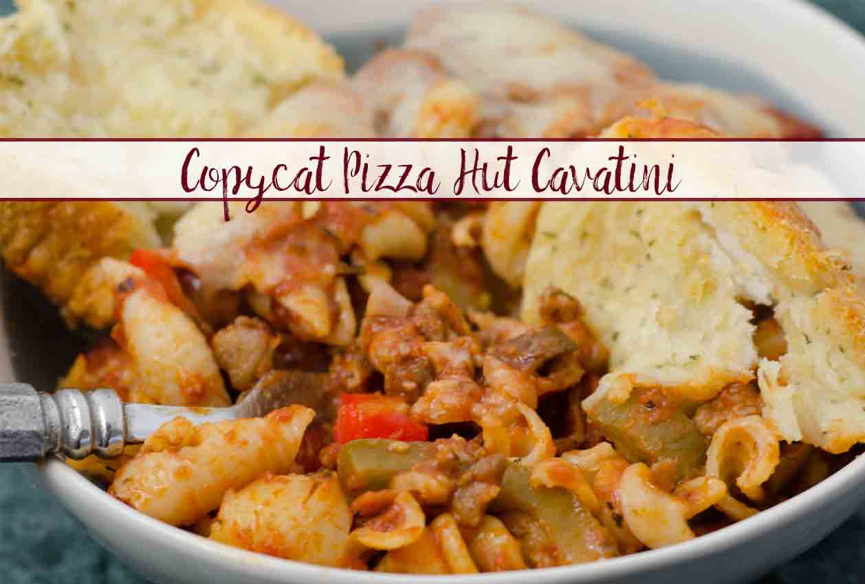 Copycat Pizza Hut Cavatini Supreme