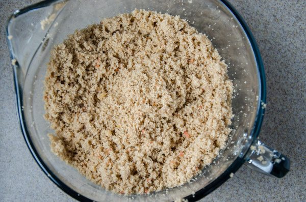 LR_Turkey Cake Pops_step1 prep-5 Crumble up cake well. Just use your hands: don't waste dirtying a food processor or blender.