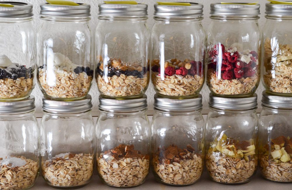 Instant Oatmeal Jars Easy, Cheap, & Healthy