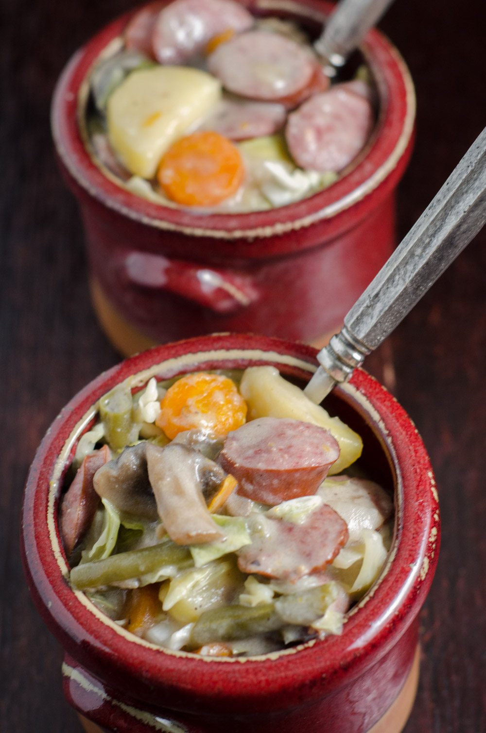 Easy OnePot Sausage and Mushroom Stew