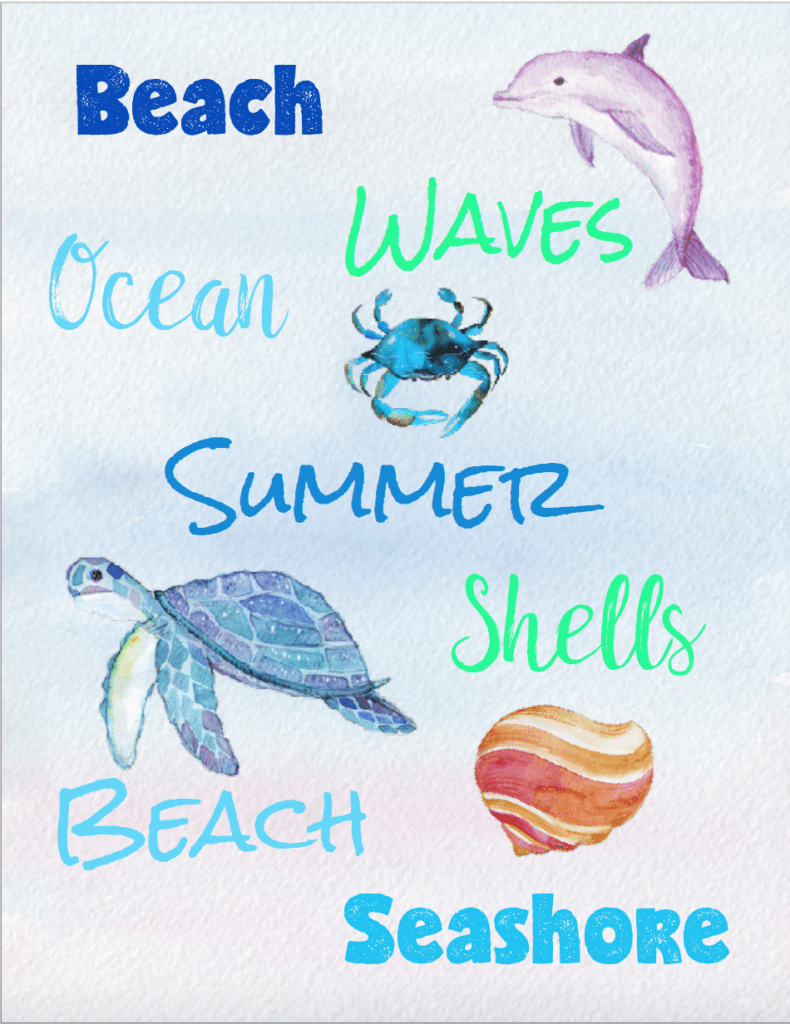 FREE Cheerful Summer Printables: 6 Designs to Brighten Your Day! Use for wall decor, putting in organizer, or just brightening your surroundings.