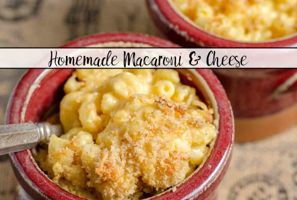 Classic Baked Macaroni and Cheese Recipe. Creamy, cheesy, and with a perfect buttery, crunchy topping. You'll never buy the blue box again.