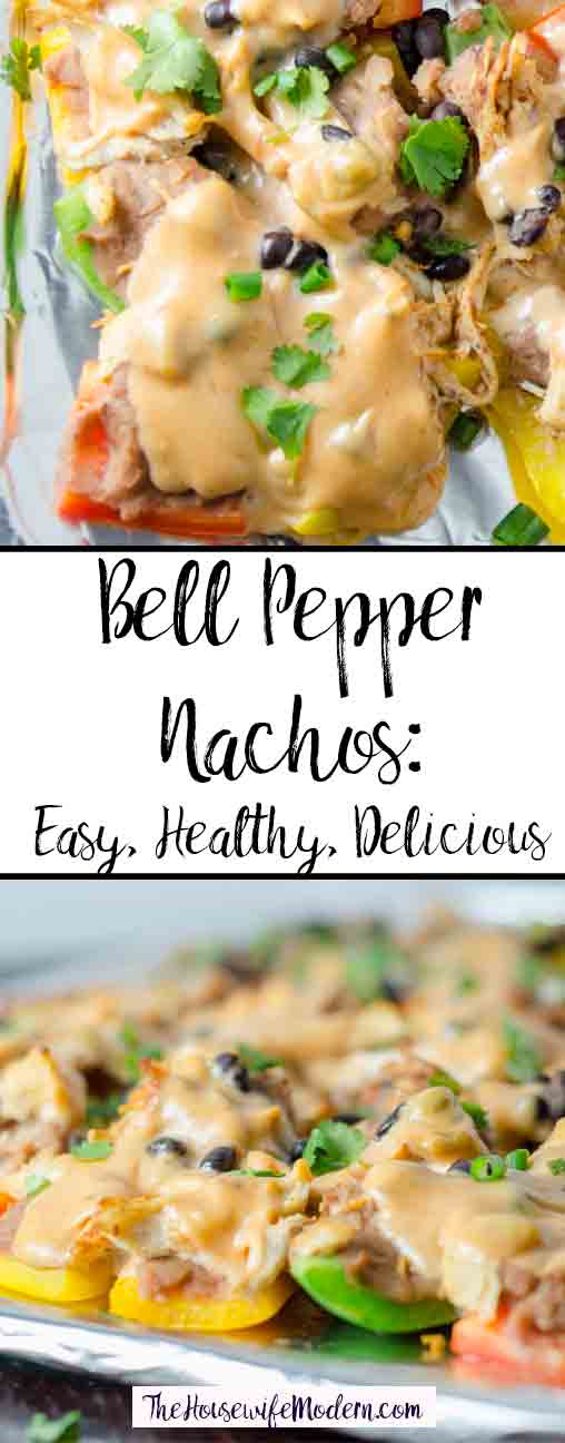 Bell Pepper Nachos: Bell peppers, refried beans, nacho cheese...all the flavor of nachos. But with zero guilt. 1,500 calories for THE ENTIRE PAN. Endless customizations.