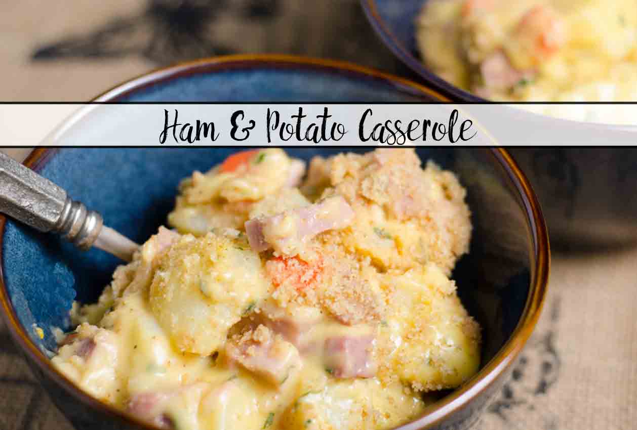 Cheesy Ham and Potato Casserole
