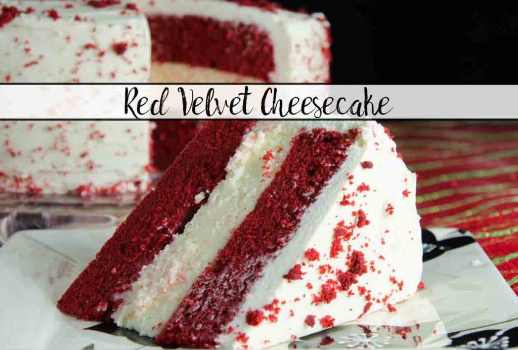 Layered Red Velvet and White Chocolate Cheesecake with White Chocolate Cream Cheese Frosting (aka: Red Velvet Cheesecake). The most delicious dessert you will ever make. 