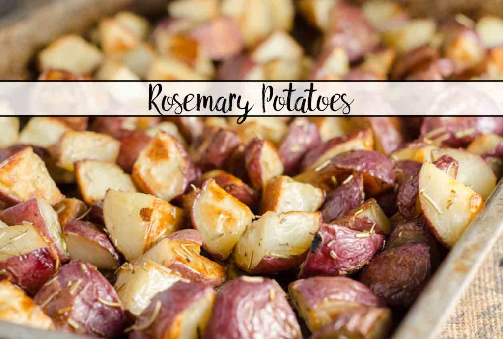 Easy Roasted Potatoes with Rosemary. Delicious balance of crispy, salty outside and soft, tender inside. Rosemary potatoes- easy and versatile.