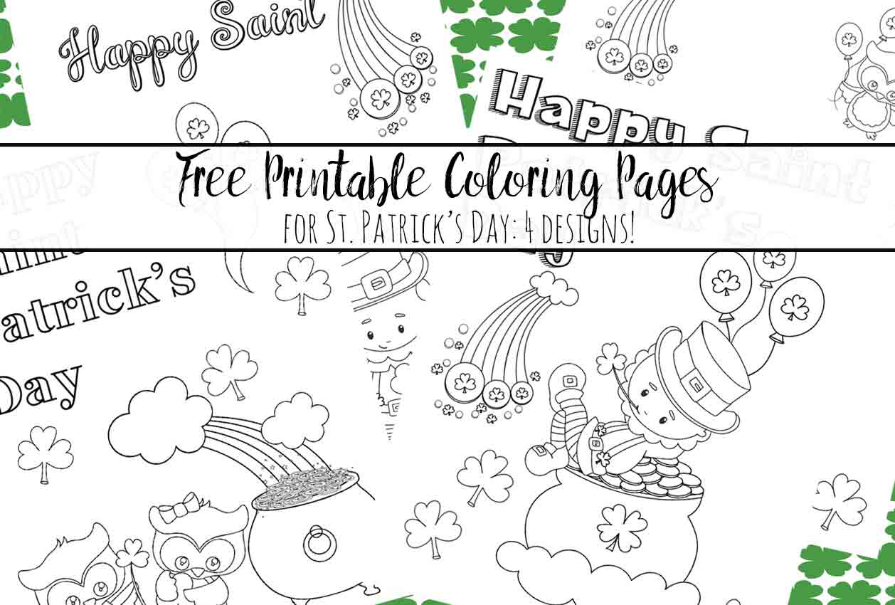 St Patricks Day Coloring Pages small title