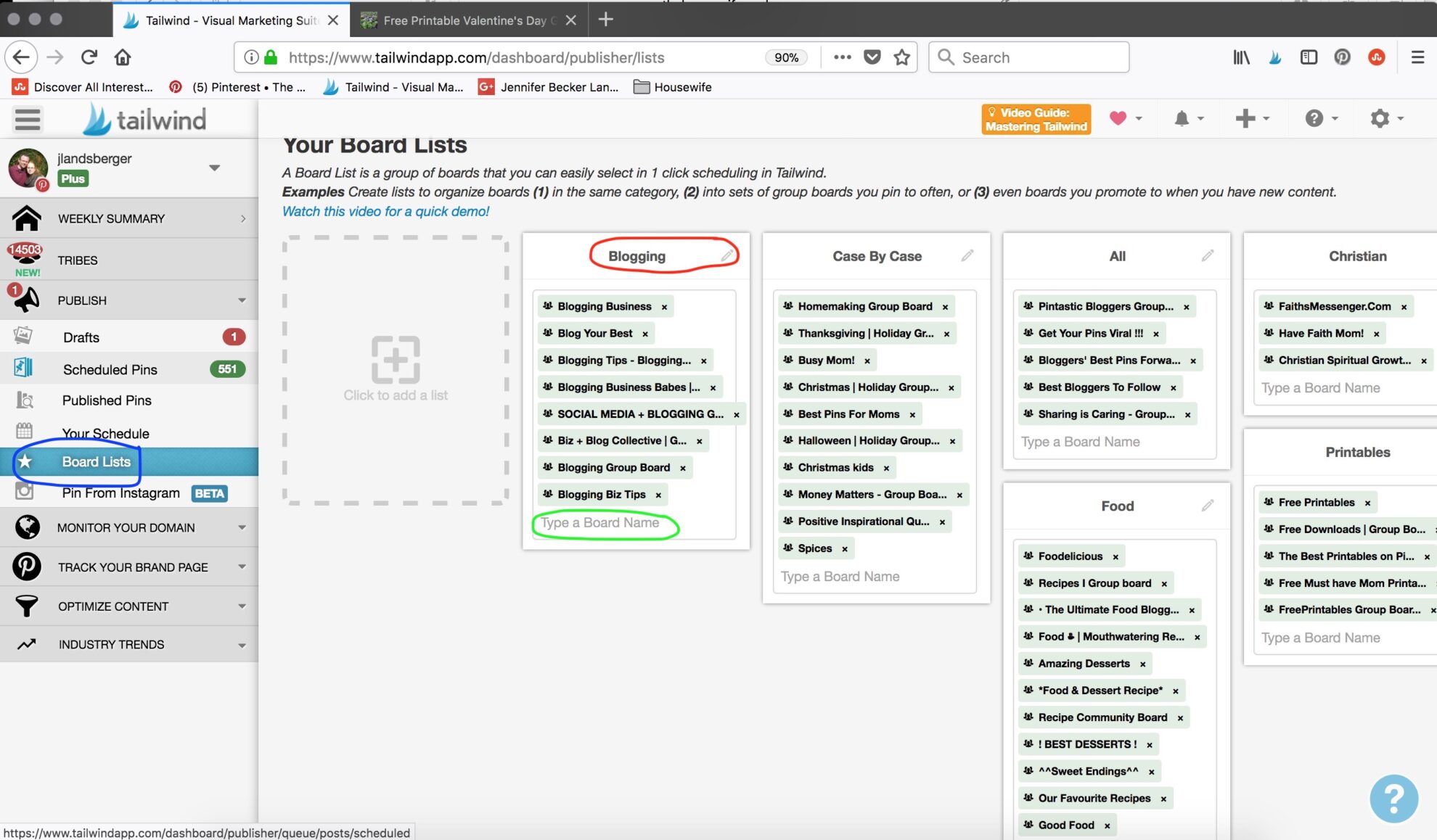 Tailwind_Board Lists How to Use Tailwind: All the Features You Need to Know. Why I love Tailwind (my traffic is up by 487% in 3 little months), all of the features, and exactly how to use them.