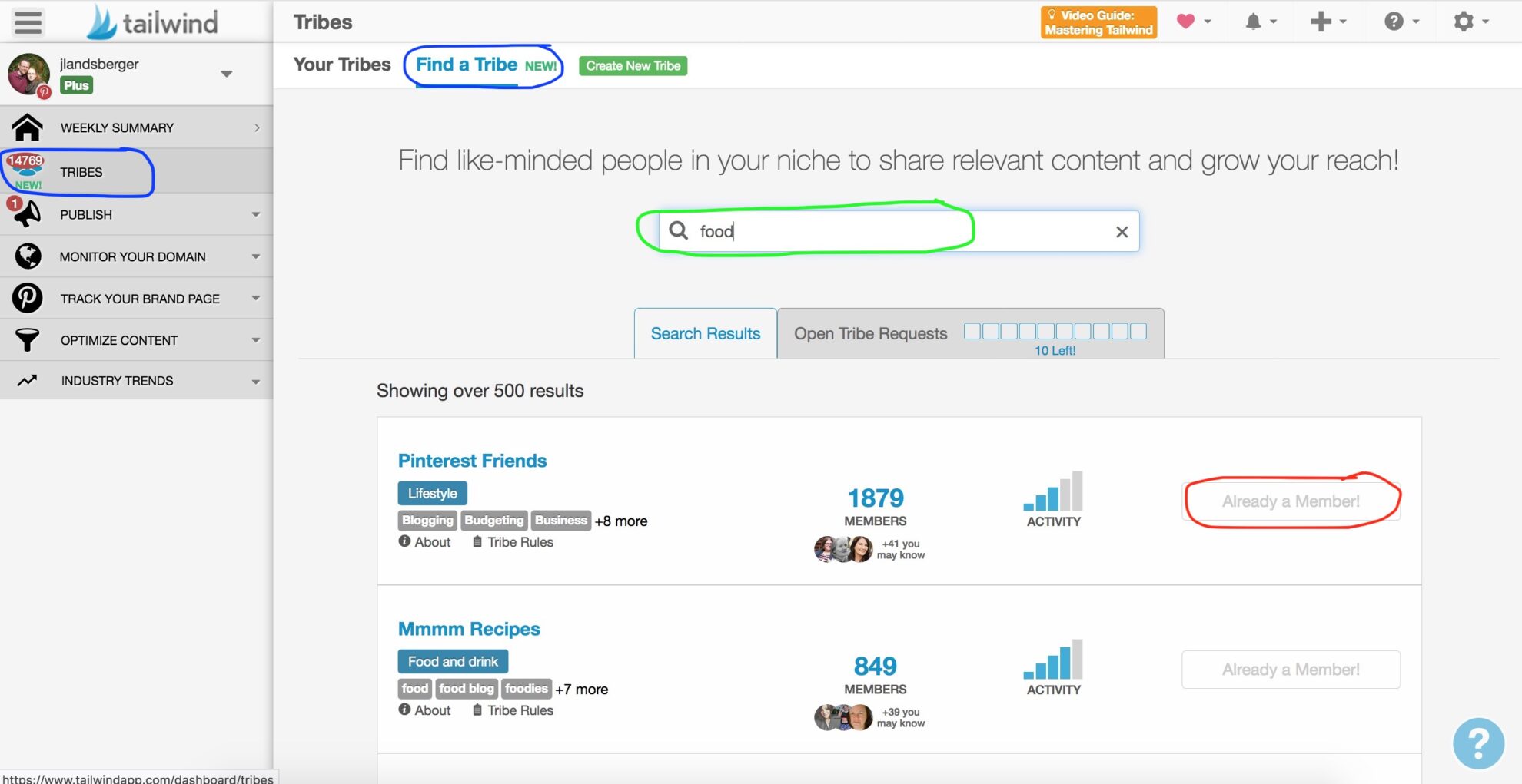 Tailwind_Tribes_find How to Use Tailwind: All the Features You Need to Know. Why I love Tailwind (my traffic is up by 487% in 3 little months), all of the features, and exactly how to use them.
